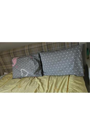 MyStory Home Patterned 2-Piece Pillow Case - Heart