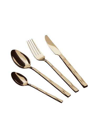Berlinger Haus 24-piece stainless steel cutlery set. Champagne Collection