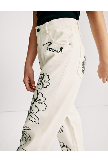 Marks & Spencer M&S Collection Denim Nakışlı Kot Pantolon (6–16 Yaş)