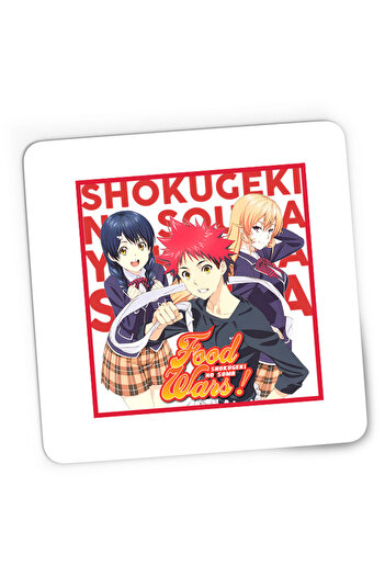 OEM Mousepad Gaming Food Wars Souma Megumi Erica Trio Anime Cook, 21x19 cm