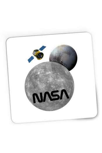 OEM Mousepad Gaming NASA Moon Pluto Space Ship, 21x19 cm