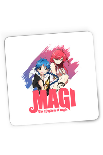 OEM Mousepad Gaming Magi The Labyrinth of Magic Morgiana Alladin Duo Pose, 21x19 cm