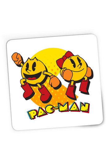 OEM Mousepad Gaming Pac Man Woman Logo Eat Game, 21x19 cm