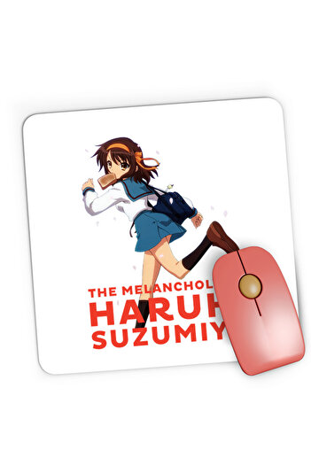OEM Mousepad Gaming Haruhi Suzumiya Run Sakura Bread Highschool Club, 21x19 cm