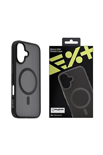 NEXT ONE NOA Mist Shield Protective Case with MagSafe for iPhone 16, Black
