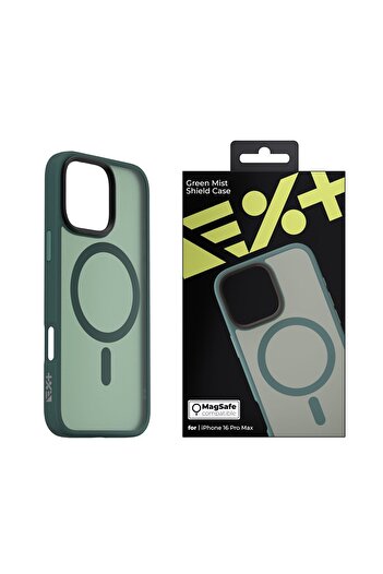 NEXT ONE NOA Mist Shield Protective Case with MagSafe for iPhone 16 Pro Max, Green
