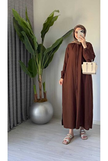 BelezaStore Φόρεμα πουκάμισο μουσελίνας