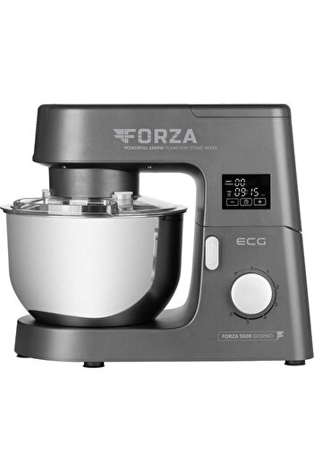 ECG FORZA 5500 Giorno Scuro food processor, 1500 W, 6.5 liters, LCD, planetary mixing system
