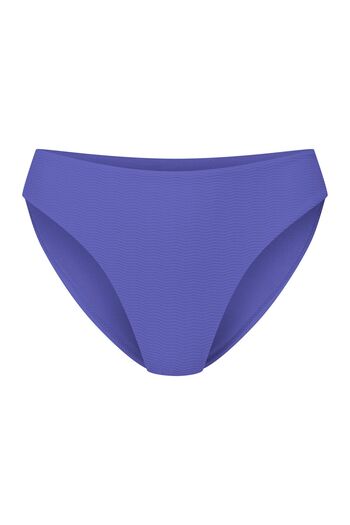 Bloovii Classic Bikini Bottom Brief Medium Waist Textured Wavy Fabric | Cancun