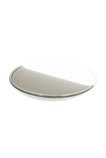 EasyLife Half Glazed Porcelain Dessert Plate 21cm