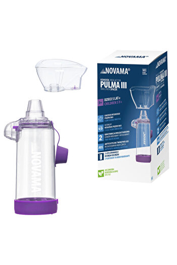 Novama Pulma III inhalation chamber, with mask 5 years - adult, capacity 175 ml
