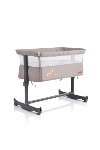 Cangaroo Patut 2 In Always Together Co Sleeper Cu Sistem De Leganare 90x55 Cm, Bej