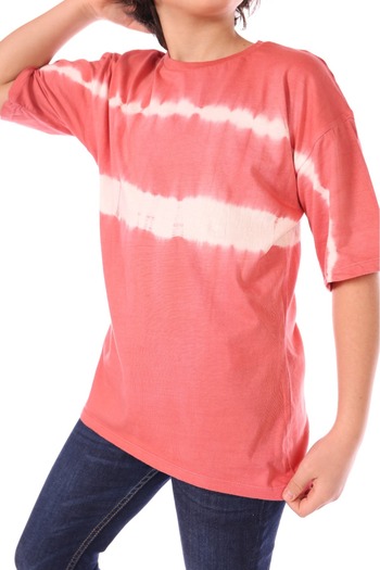 Toontoy Boy's Tie-Dye Patterned T-Shirt