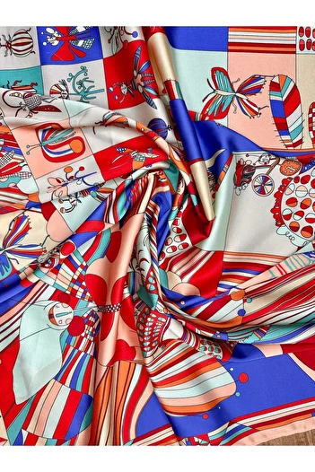 Bolder Nil Scarf Busybee-Salmon Scarf