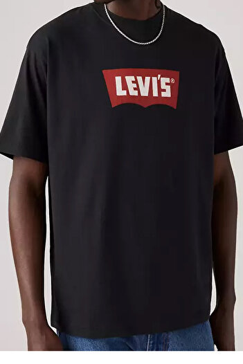 Levi's Ανδρικό μπλουζάκι Relaxed Fit Vintage Graphic Μαύρο - 000RY-0002