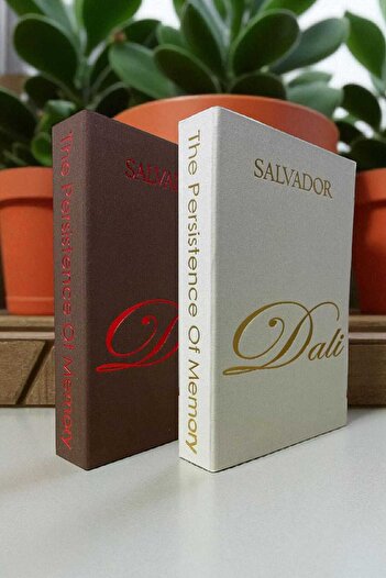 BayCazip 2-Piece Fabric Covered Book-Looking Decorative Box |   Gift & Jewelry Box