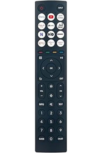 The Bros ERF3D86 Voice Remote for Hisense Smart TVs 65A9H 48A85H 55A85H 65U8HQ 55U7HQ 55U78HQ 75U8HQ