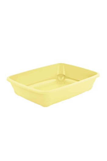 MPB Birba Mini cat litter box, 30x31x9h cm, Yellow