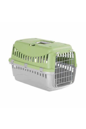 MPB Cusca transport animale GIPSY S, 46x31x32 cm, usa metal, verde