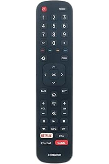 The Bros EN2BD27H Replacement Remote for Hisense Smart LCD TV 39A5605 32A5605 40E5600 49E5600 32E5600