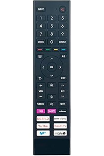 The Bros ERF3D80-0012 Voice Remote for Hisense QLED 4K Smart TV 50E7HQ (ERF3D80 0012)