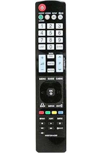 The Bros AKB72914209 Remote for LG Plasma TV 50PK790 60PK550 42PJ550 50PK250 50PK550 60PK980 50PJ350