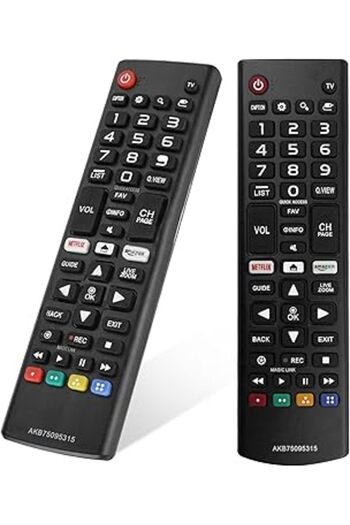 The Bros AKB75095315 Universal Remote for LG TVs – Compatible with LCD LED QLED 4K UHD Smart Models