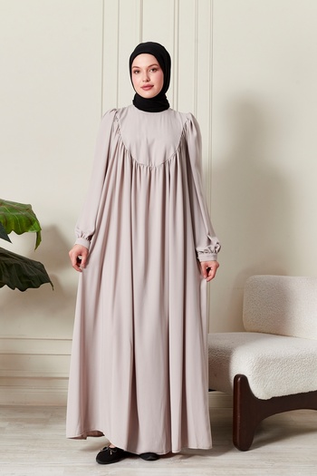 fistan Στρογγυλό φόρεμα Roba Hijab Medina Silk Prayer Φόρεμα Μοντέρνο και κομψό μοντέλο