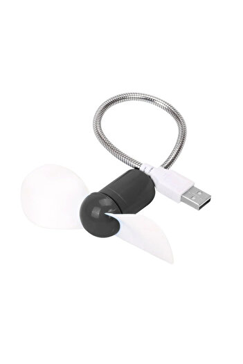 Generic Esnek Mini USB Vantilatör Serinletici Fan - Laptop ve Powerbank Uyumlu Taşınabilir Sessiz Soğutucu