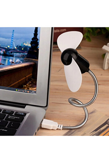 Generic Esnek Mini USB Vantilatör Serinletici Fan - Laptop ve Powerbank Uyumlu Taşınabilir Sessiz Soğutucu