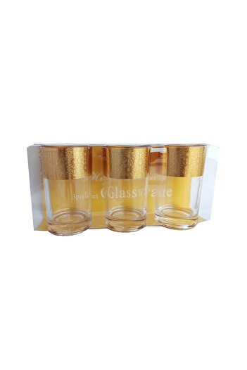 Generic Moroccan Tea Glasses Medium, Tumbler, Set of 3 Pcs