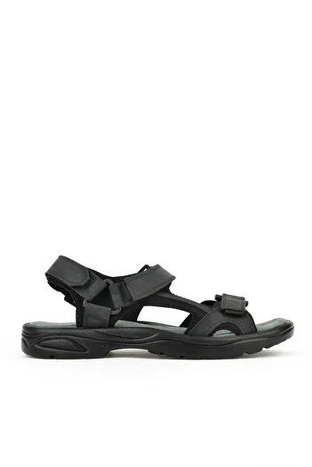 Ziya , Men's Genuine Leather Sandals 1511052Z5340 Black