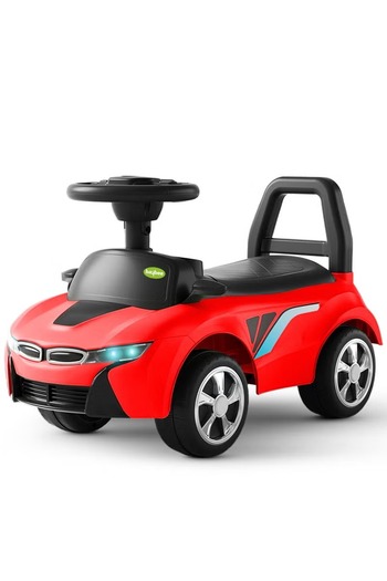 rexa Ride-On Push Car for Kids – Toddler Car with Horn, Storage & High Backrest