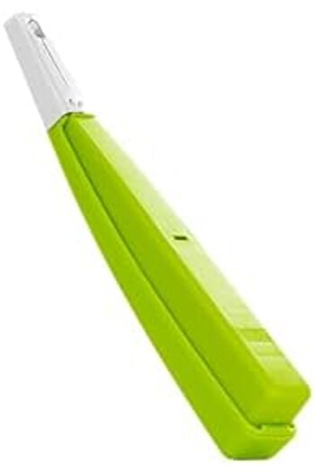 ALSAIF Gas lighter with plastic body and stainless steel ignition tip, green color