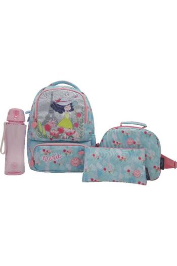 Atrium Paris Classic 4-in-1 Value Set Backpack with Accessory – 14 Inch