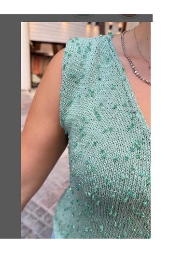 NEVEL Diamond Stone-Beaded Knitting Yarn