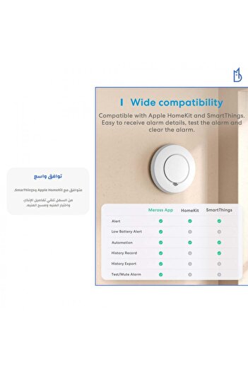 MEROSS Smart Smoke Alarm Kit