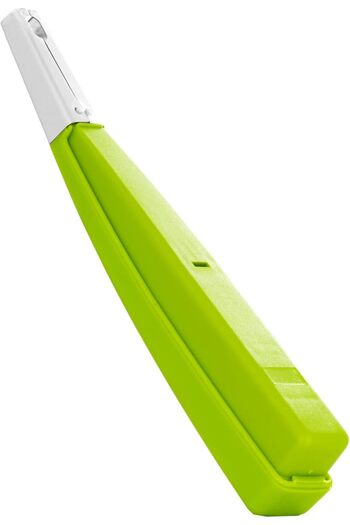 ALSAIF Gas lighter with plastic body and stainless steel ignition tip, green color