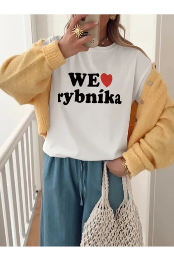 sole stories Premium Oversize κοντομάνικο μπλουζάκι με στάμπα