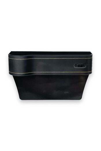 SP Black Leather Car Trunk Storage Box Small Red