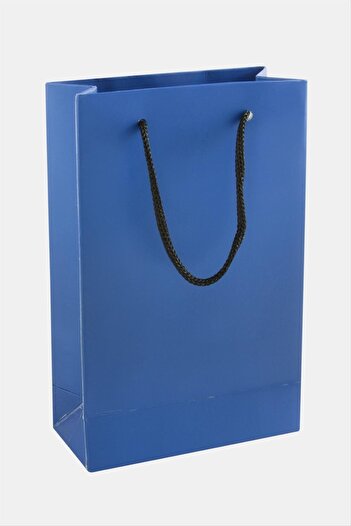 ZERO LAND Hn-Shop 11X17 Drawstring Cardboard Bag 1 Piece-Blue