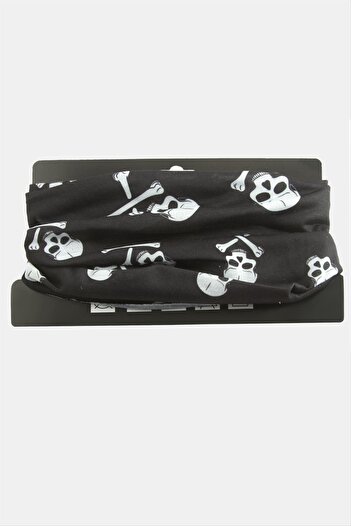 ZERO LAND Zengezur Skull Baff Neck Collar-Black