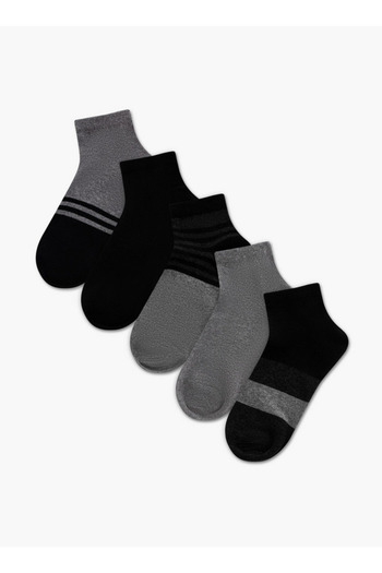 LBL by Shoexpress Assorted Ankle Length Socks - Set of 5