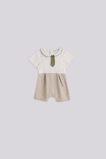 Layette Baby Boy Ecru Overall