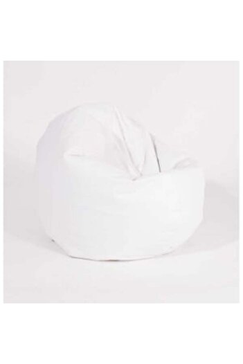 Pufrelax Fotoliu Relaxo, Material Piele ecologica - Alb