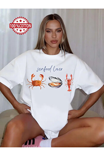 sole stories Premium Oversize κοντομάνικο μπλουζάκι με στάμπα