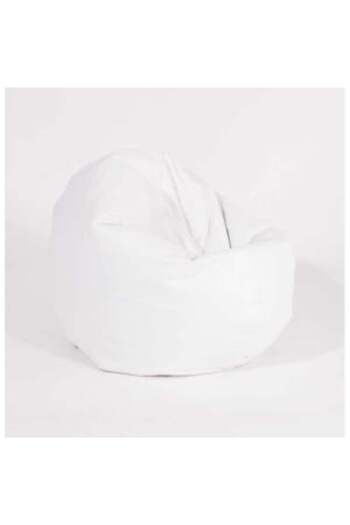 Pufrelax Fotoliu Relaxo, Material Piele ecologica - Alb