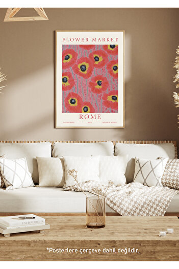 One Little Happiness Table Aesthetic Wall Painting, Frameless Painting