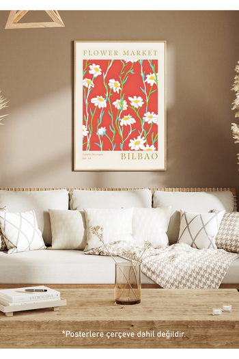 One Little Happiness Table Aesthetic Wall Painting, Frameless Painting
