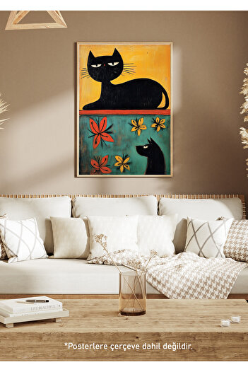 One Little Happiness Table Aesthetic Wall Painting, Frameless Painting